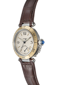 Pasha Power Reserve Yellow Gold and Stainless Steel Automatic