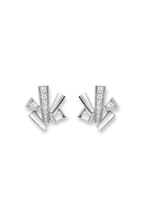 Rock Diamonds Cluster Mini Earrings