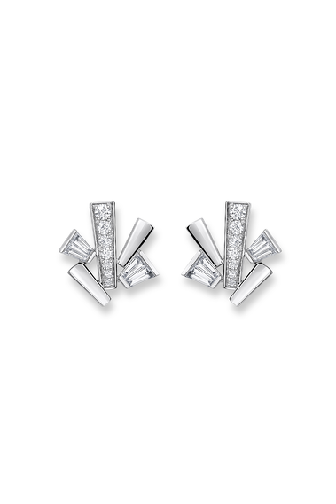 Rock Diamonds Cluster Mini Earrings