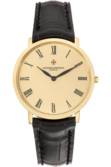 Patrimony Circa 1980s Yellow Gold Manual