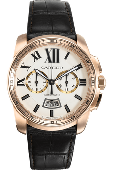 Calibre de Cartier Chronograph Rose Gold Automatic
