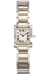 Tank Francaise Yellow Gold and Stainless Steel Quartz