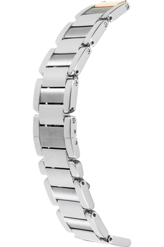 Tank Anglaise Rose Gold and Stainless Steel Quartz