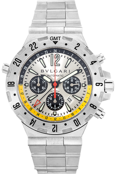 Diagono Professional GMT Flyback Chronograph Stainless Steel Automatic