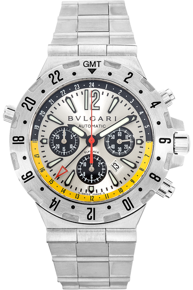 Pre Owned Bulgari Diagono Professional GMT Flyback Chronograph L1448