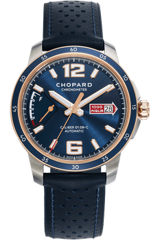 Mille Miglia GTS Azzurro Power Control Rose Gold and Stainless Steel Automatic