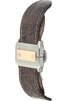 Santos 100 Yellow Gold and Stainless Steel Automatic