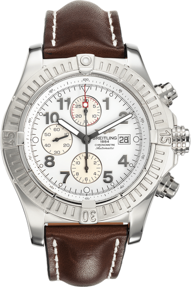 Breitling super avenger leather strap store