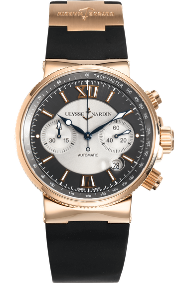 Maxi Marine Chronograph Rose Gold Automatic