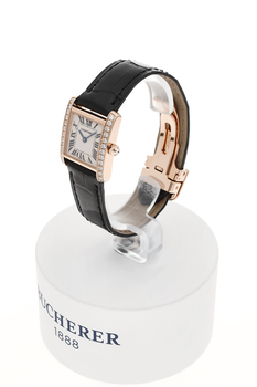 Tank Francaise Rose Gold Quartz