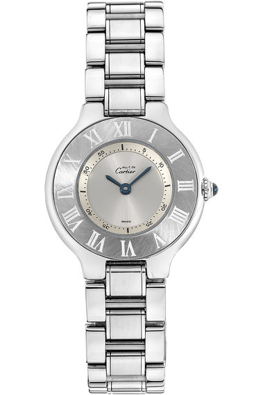 Cartier マスト21 Used Cartier Must 21 stainless steel 31mm Quartz watch | Gray & Sons