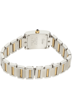 Tank Francaise Yellow Gold and Stainless Steel Quartz