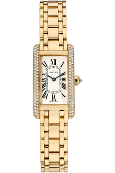 Tank Americaine Yellow Gold Quartz