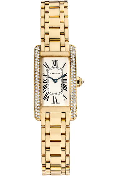 Tank Americaine Yellow Gold Quartz