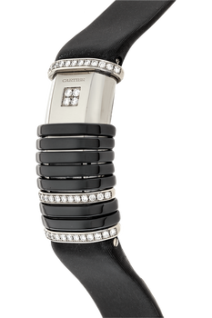 Declaration White Gold and Ceramic Quartz