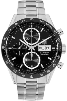 Carrera Day Date Chronograph Stainless Steel Automatic