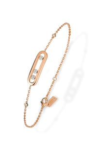 Pink gold diamond bracelet Baby Move