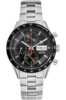 Carrera Day Date Chronograph Stainless Steel Automatic