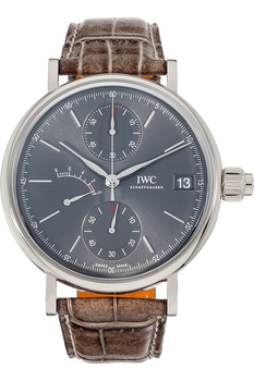 Portofino Hand-Wound Monopusher White Gold Manual