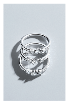 Rock Diamonds Ring 0.45 ct.