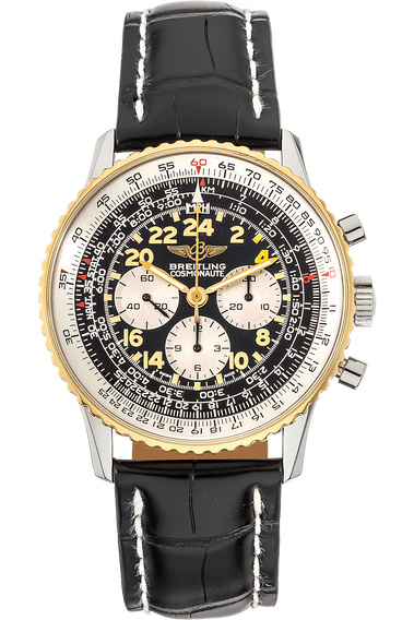 Navitimer Cosmonaute Yellow Gold and Stainless Steel Manual