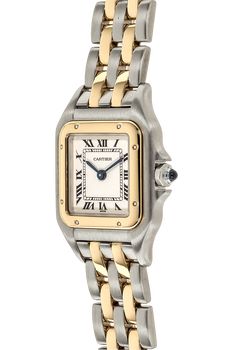 Panthere Yellow Gold and Stainless Steel Quartz