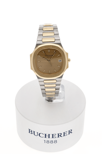 Nautilus Yellow Gold and Stainless Steel Quartz