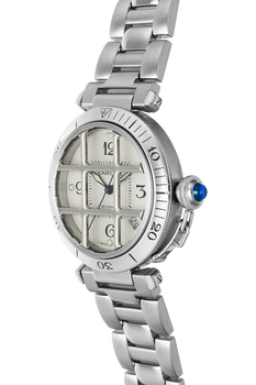 Pasha Grid Stainless Steel Automatic