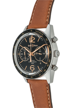 BR 126 Sport Heritage GMT &amp; Flyback Stainless Steel Automatic