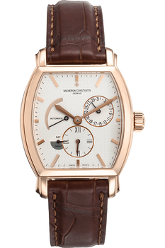Malte Tonneau Dual Time Rose Gold Automatic