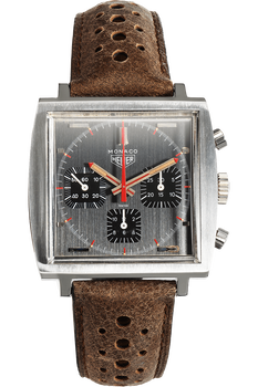 Heuer Monaco Chronograph Circa 1970&#39;s Stainless Steel Manual