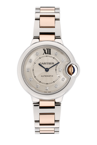 Ballon Bleu Rose Gold and Stainless Steel Automatic