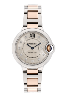 Ballon Bleu Rose Gold and Stainless Steel Automatic