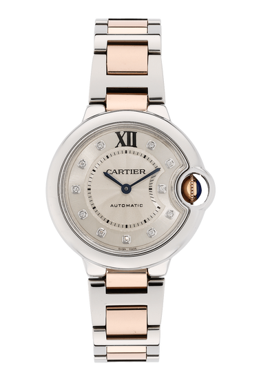 Ballon Bleu Rose Gold and Stainless Steel Automatic