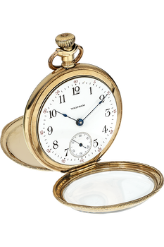Waltham Pocket Watch Yellow Gold-Plated Manual