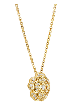 BOUTON DE CAM&Eacute;LIA NECKLACE
