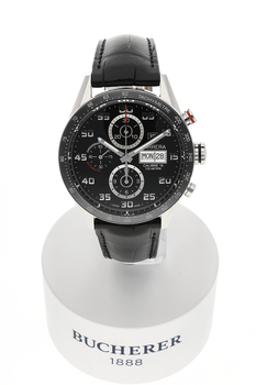 Carrera Calibre 16 Day-Date Chronograph Stainless Steel Automatic