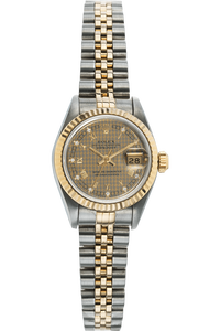 Datejust Circa 1990 Yellow Gold and Stainless Steel Automatic