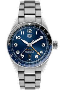 Autavia Calibre 7 Automatic Mens Blue Steel Watch
