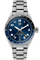 Autavia Calibre 7 Automatic Mens Blue Steel Watch