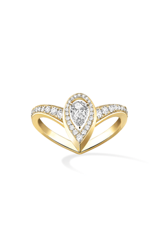 Fiery Ring 0.10CT in Yellow Gold