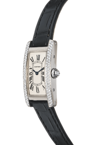 Tank Americaine White Gold Quartz