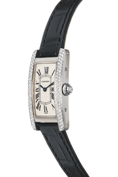 Tank Americaine White Gold Quartz
