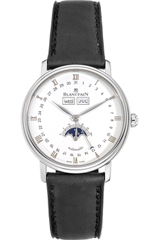 Villeret Complete Calendar Moonphase Stainless Steel Automatic