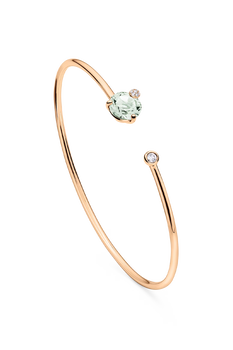 Peekaboo Prasiolite Bracelet