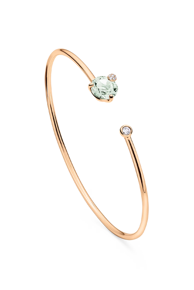 Peekaboo Prasiolite Bracelet