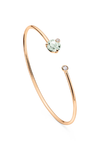 Peekaboo Prasiolite Bracelet