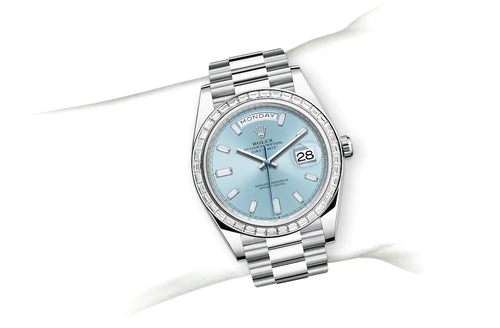 Blue rolex day date hotsell