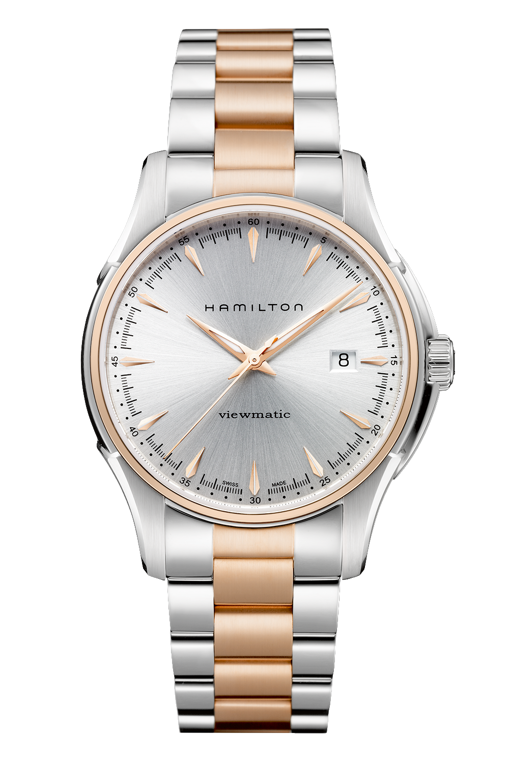 hamilton two tone watch