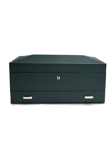 British Racing 10 Piece Watch Box with Storage